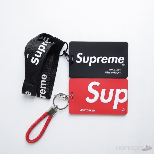 Supreme Card Holder With Hook Keychain